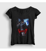 Presmono Kadın Siyah Night Anime Berserk T-Shirt 126419tt