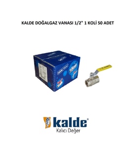 KALDE DOĞALGAZ VANASI 1/2" 1 KOLİ 50 ADET