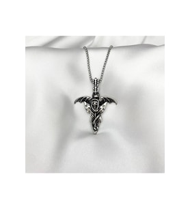 Ölüm Meleği Gotik Kolye (Gümüş)