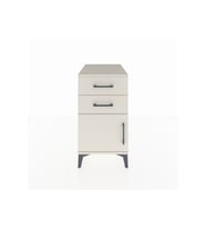 Kronos Komodin Tek Raflı 2 Çekmeceli Tek Kapaklı 44x59x80 Aytaşı-Aytaşı