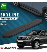 S-Dizayn Dacia Duster Skyline Siyah Yan Basamak 173 Cm 2009-2018 A+ Kalite