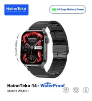 Haino Teko Watch Ultra 14 Amoled Ekran WaterProof 3 Kordonlu Akıllı Saat Siyah Teko14