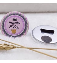 30 Adet Bebek Buzdolabı Süsü Buton Açacak Magnet Ayıcık Uv Baskılı-