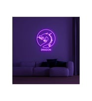 DRAGON Yazılı ve Şekilli Neon Tabela