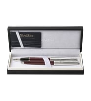 Scrikss Metropolis 78 Dolma Kalem ve Tükenmez Kalem İkili Set Bordo 