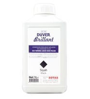 Duver Brillant 1 Litre Siyah Kendinden Parlaklık Sağlayan Sıvı Ayakkabı Cilası