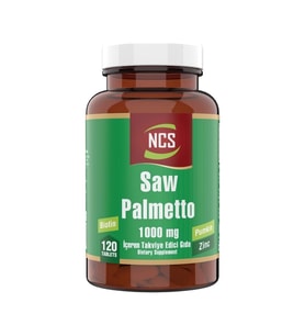 Ncs Saw Palmetto 1000 Mg Pumpkin Biotin Zinc Complex 120 Tablet