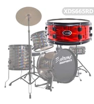 Bateri Davul Seti Metalik Kırmızı XDS665RD