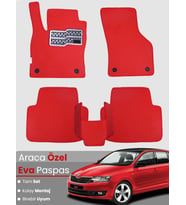 SKODA FABİA 3 (2014-2021) Uyumlu EVA Paspas Tam Set–Oto Paspas,Araca Özel,Kolay Montaj
