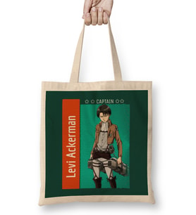 Attack On Titan Levi Ackerman 01 Bez Çanta Uzun Saplı