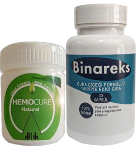 Hemocure Cream Özel 50 ml + Yanında Erkeklere Özel 30lu Caps