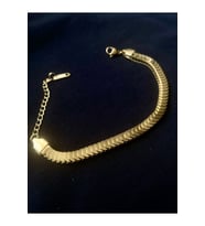 Çelik Gold Yılan Sırtı Bileklik