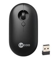 Lenovo Lecoo WS212 1600 DPI 4 Tuşlu Kablosuz Siyah Optik Mouse