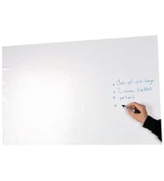 Panda Elektrostatik Sade Beyaz Şeffaf 2 Li Kağıt Tahta 150x100 Cm Kağıt Yazı Tahtası
