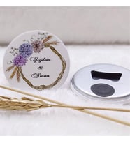 100  Adet Buton Açacak Magnet Nişan Şekeri-