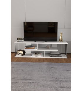 Tv Sehpası Raflı 140 Cm Gzd Tv Ünitesi Atlantik Ceviz