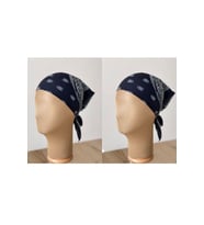 %100 Pamuklu Klasik Desen Unisex 2li Bandana Seti Renkli Bandana Etnik Desenli A Kalite Bandana