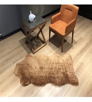 Rovigo Home Tüy Dökmez Tavşan Tüyü Post Halı Camel RVG6003TK 80x150 cm (Camel)