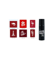 Bukalemun Deniz Atı Spray Tattoo Geçici Sprey Dövme Seti