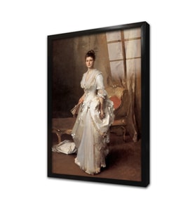 Mrs Henry White Çerçeveli Cam Tablo