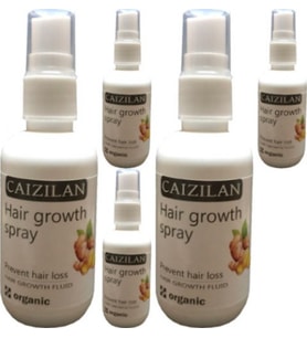 Caizilan Hair Growth Spray 5 Adet Zencefil Özlü Saça Boyut Spreyi 50 ml