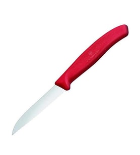 Victorinox Soyma Bıçağı 8cm Testere Ağızlı Kırmızı