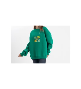 Unisex Oversize Four Sweatshirt