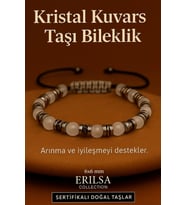 Sertifikalı Kristal Kuvars Taşı Bileklik 8x8 mm – Arınma Saflık ve Şifa Taşı (Çok Renkli)