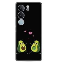 Vivo V29 Kılıf Silikon Desen Özel Seri Aşık Avokadolar 1642