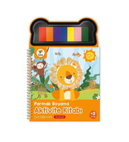 Lino Parmak Boyama Aktivite Kıtabı Anımal