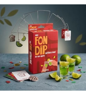 Mini Fondip Çiftlere Özel Eğlenceli Kart Oyunu