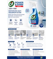 Cif Power&Shine Ultra Hijyen Banyo Temizleyicisi 750 ml