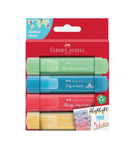 Faber Castell Fosforlu Kalem Pastel Renkler 4 ’lü Paket 5030254625