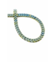 Hematit Doğal Taş Parlak Yeşil 6x3mm Dizi