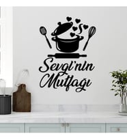 Tencereli Ve Isimli Mutfak Yazısı 50x35