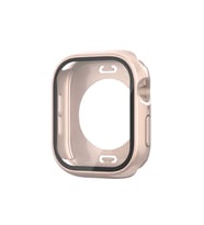 Apple Watch 10 42mm Uyumlu 360 Derece Korumalı Kasa ve Ekran Koruyucu Zore Watch Gard 12 (Rose Gold Altın)