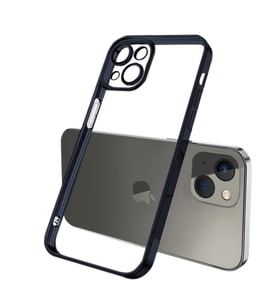 ALLY Fashion Series iPhone 13 6.1inç Kılıf Renkli Kenar Lazer Çerçeveli Silikon - SSSSSS3980-3