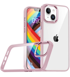 Lexroo iPhone 14 Plus Kılıf Flora Kılıf - Rose Gold