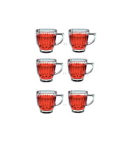 Şeffaf Cam Çay Bardağı 245cc 6'lı Paket, Şık ve Dayanıklı Set