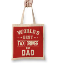 Fathers Day Worlds Best Biker And Dad Bez Çanta Uzun Saplı