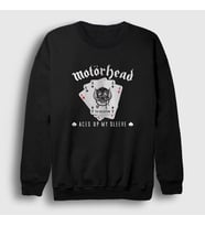 Presmono Unisex Siyah Aces Motörhead Sweatshirt 68301tt