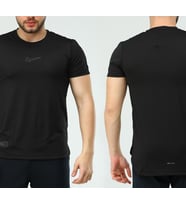 Nike EF-4278 Erkek Polyester Mesh T-Shirt (Siyah)