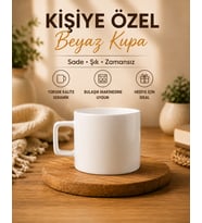 Kişiye Özel Fotoğraflı Beyaz Fincan Kupa