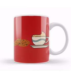 Funny Coffee Drinks Art Lover Gift Quote Kupa Bardak Porselen