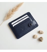 %100 Hakiki Deri Trend Model Minimalist Unisex Kredi Kartlık Ve Cüzdan Ebatlar 11,5 cm /8,5 cm