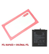 Tkgz Xiaomi Mİ A3 Arka Pil Batarya Kapağı + PİL (CAM) BEYAZ