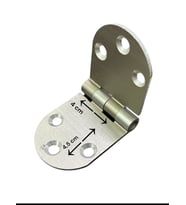 Yüksel Oval Alüminyum Kasa Menteşesi 4 Cm