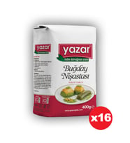 YAZAR 400gr Buğday Nişastası X 16 Paket