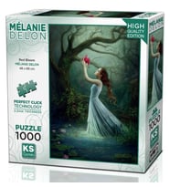 KS Games 1000 Parça Kırmızı Çiçek Puzzle