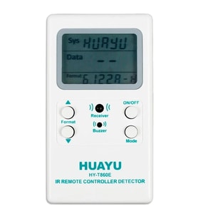 Huayu HY-T860E Dijital Data Okumalı Kumanda Test Cihazı Kumanda Çalışıp Çalışmadığını Ölçme Cihazı